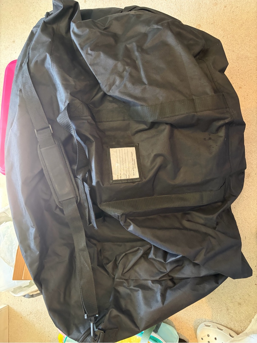 DOUBLE STROLLER OR CARSEAT TRAVEL BAGs - durable canvas Travel Carry